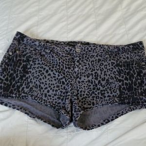 Torrid Source of Wisdom grey leopard shorts sz 20